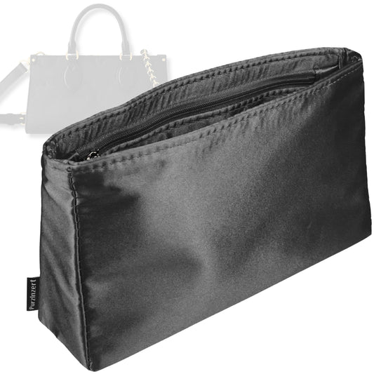 Bag Insert for (LV, OnTheGo East West) Organizer Tote Purse Organiser Liner Shaper [Premium Silk Material]
