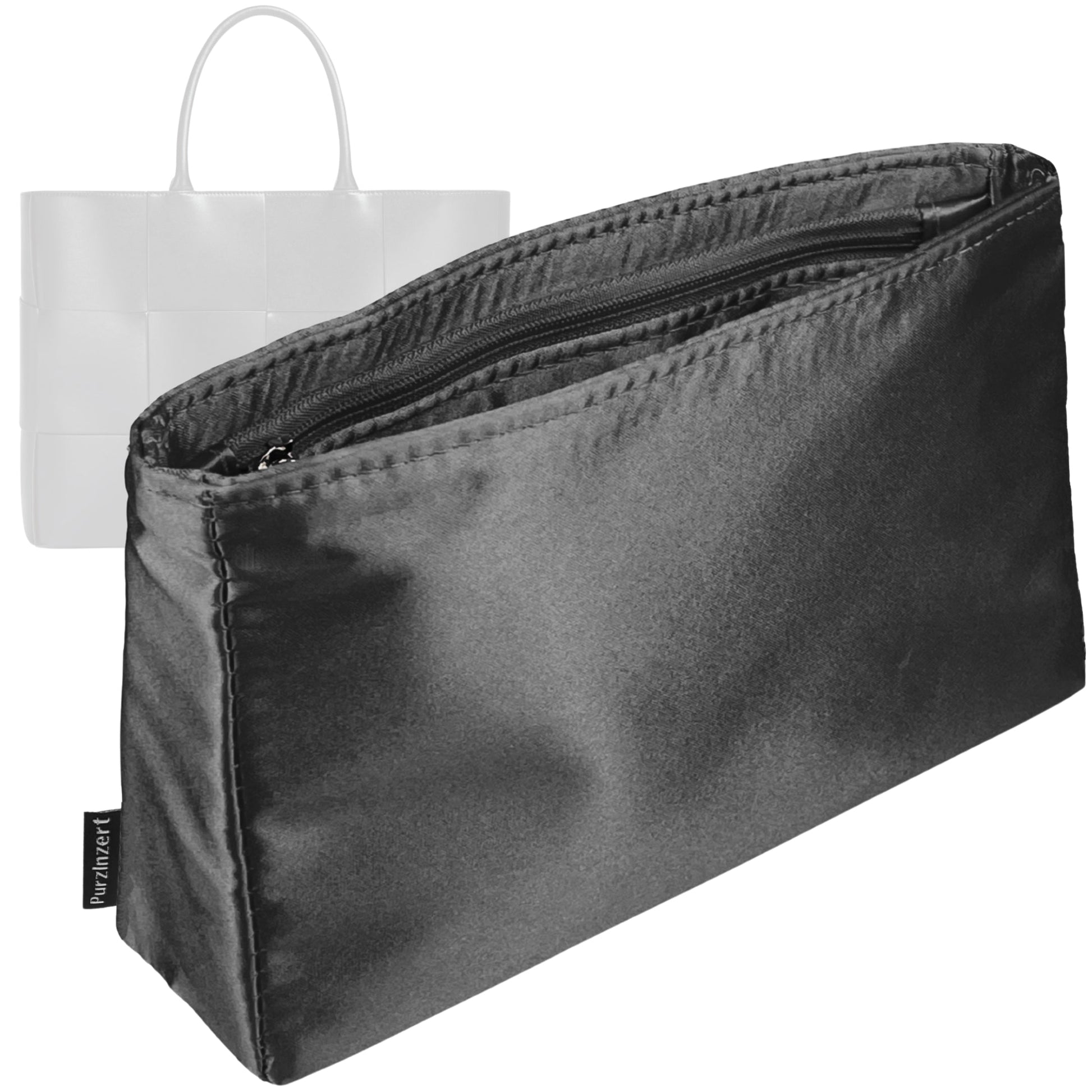 Bag Insert for (Bottega Veneta, Large Arco Tote) Organizer Tote Purse Organiser Liner Shaper [Premium Silk Material]