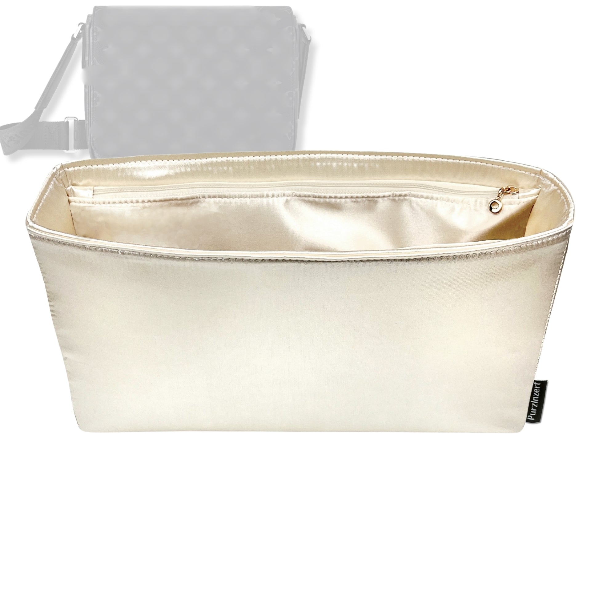 Bag Insert for (LV, District PM) Organizer Tote Purse Organiser Liner Shaper [Premium Silk Material]