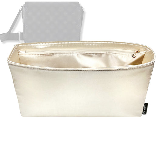 Bag Insert for (LV, District PM) Organizer Tote Purse Organiser Liner Shaper [Premium Silk Material]