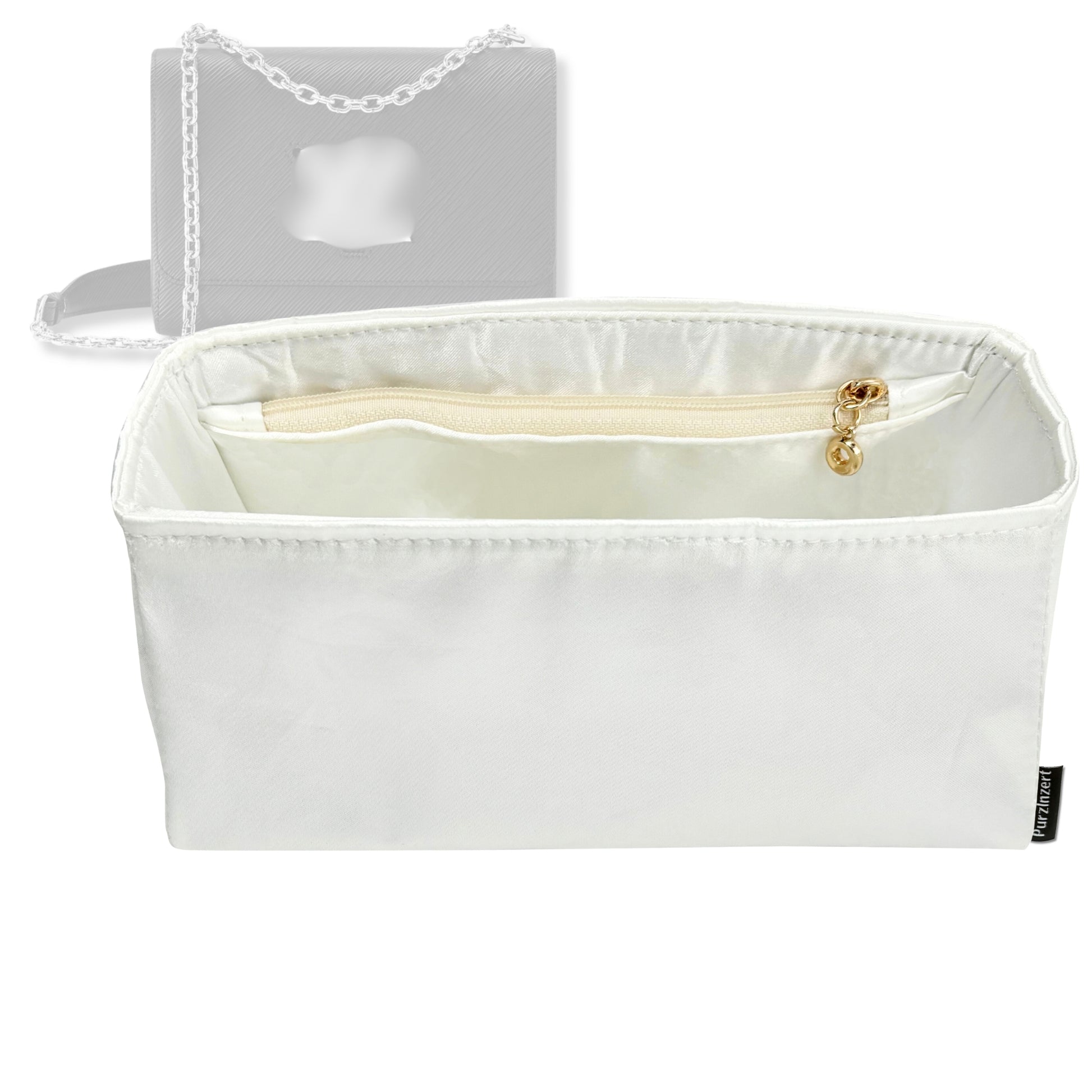 Bag Insert for (LV, Twist PM (Small)) Organizer Tote Purse Organiser Liner Shaper [Premium Silk Material]