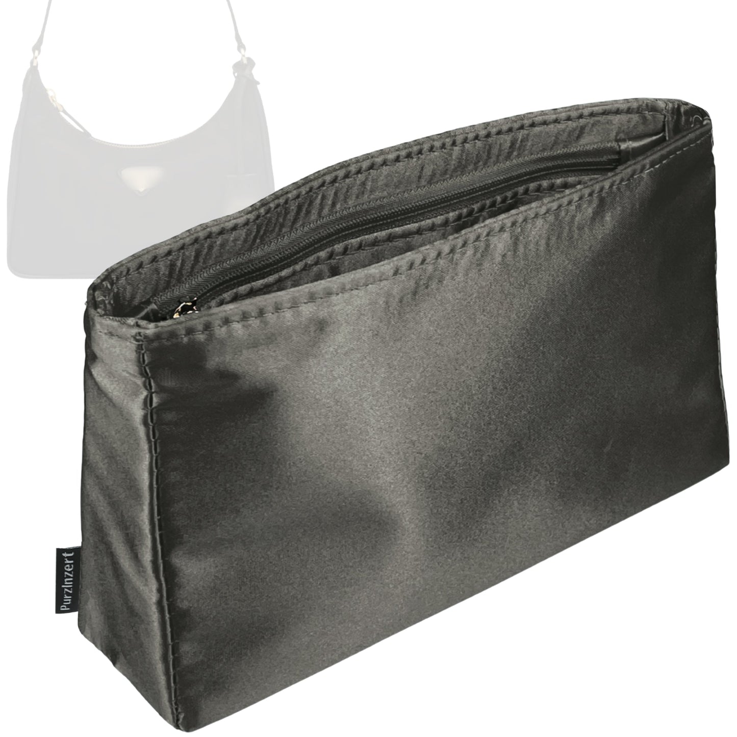 Bag Insert for (Prada, Re-Edition 2005 Re-Nylon) Organizer Tote Purse Organiser Liner Shaper [Premium Silk Material]