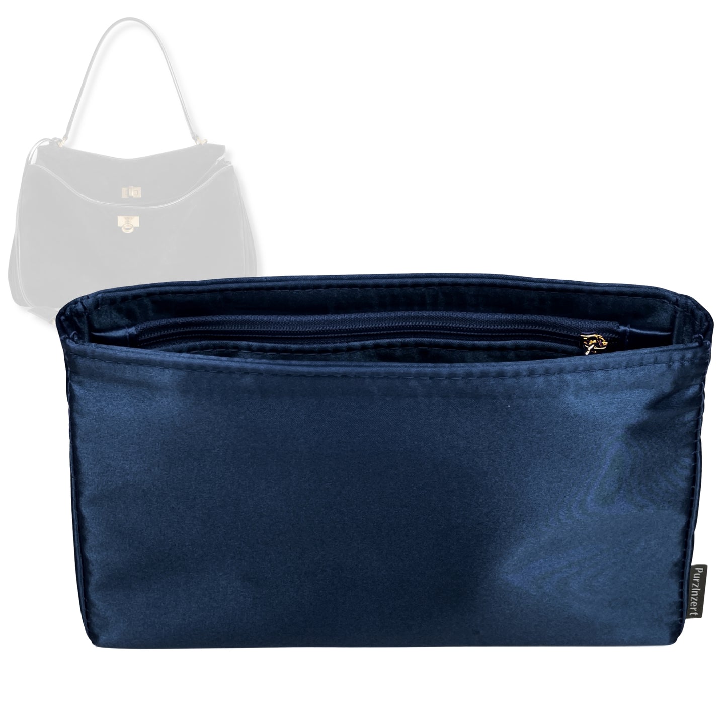 Bag Insert for (Balenciaga, Rodeo Mini Handbag) Organizer Tote Purse Organiser Liner Shaper [Premium Silk Material]