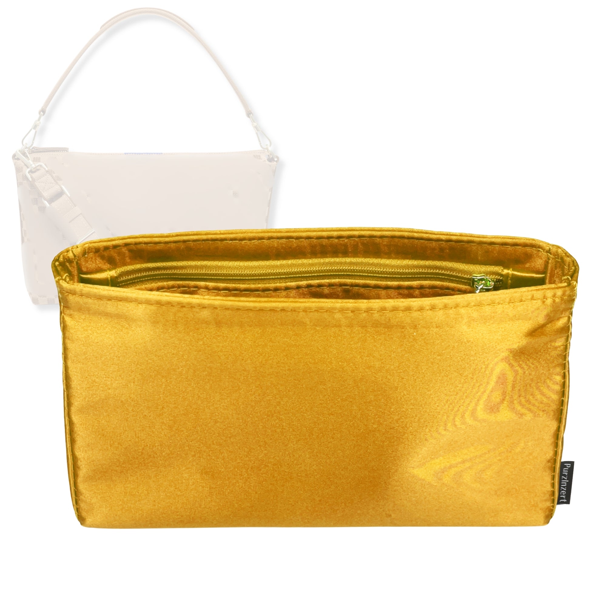 Bag Insert for (Rothys, The Daily Crossbody) Organizer Tote Purse Organiser Liner Shaper [Premium Silk Material]