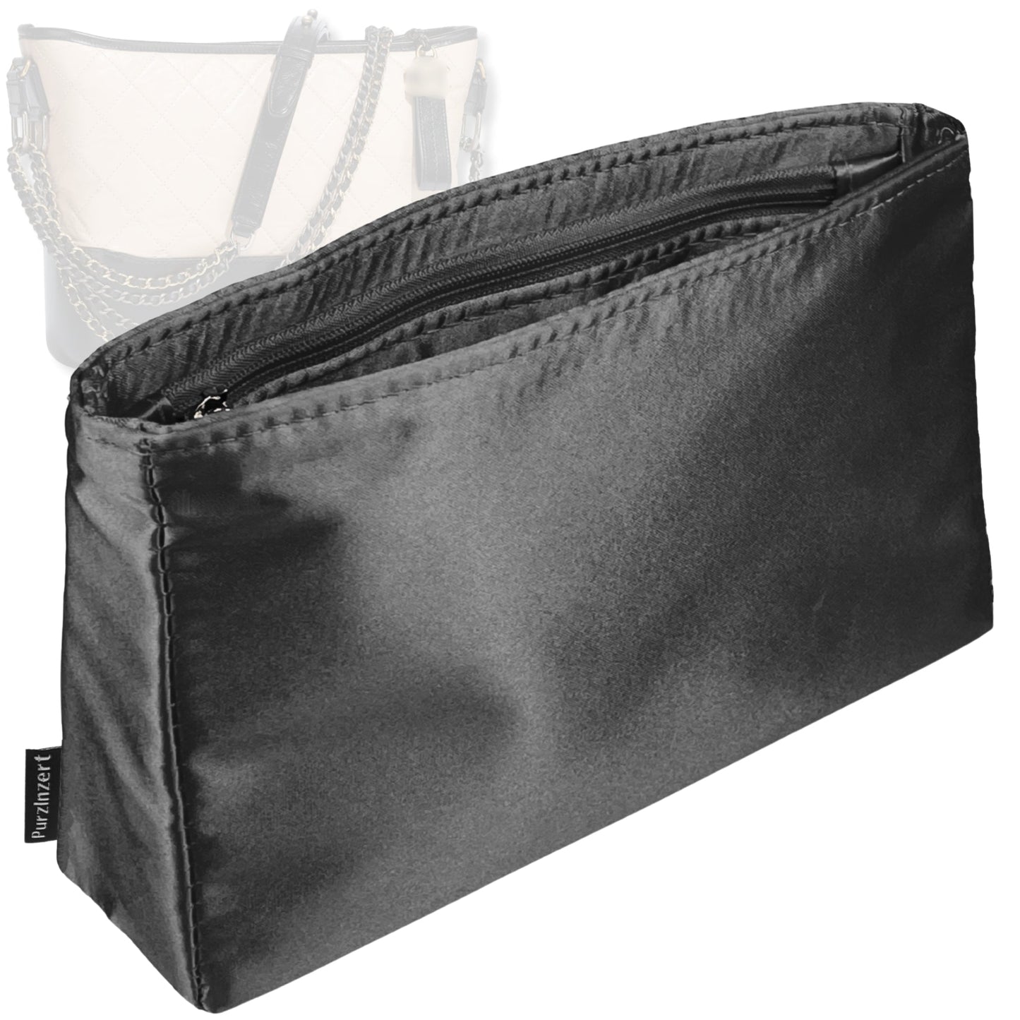 Bag Insert for (Chanel, Gabrielle Large Hobo) Organizer Tote Purse Organiser Liner Shaper [Premium Silk Material]