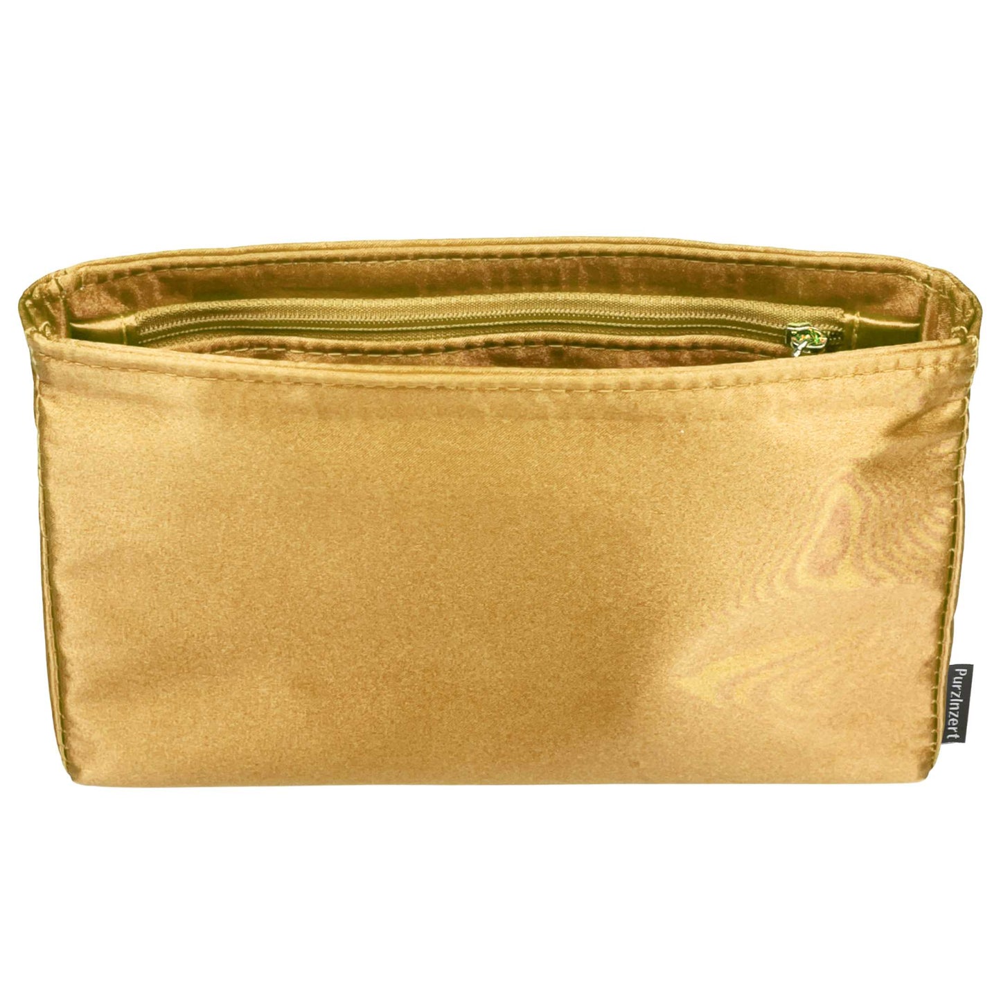 Bag Insert for (Gucci, GG Supreme Monogram Selleria Calfskin Web New Web Cosmetic Case) Organizer of Silk Fabric