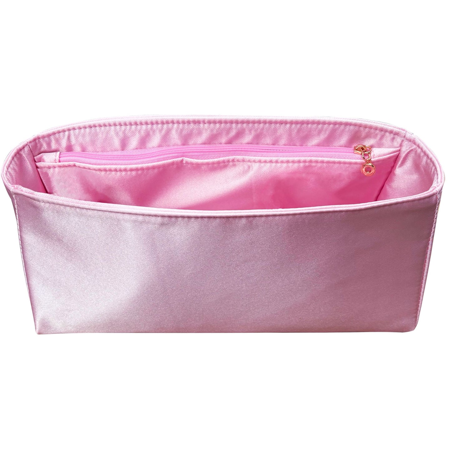 Bag Insert for (Hermes, Herbag Zip Mini 20) Organizer of Silk Fabric