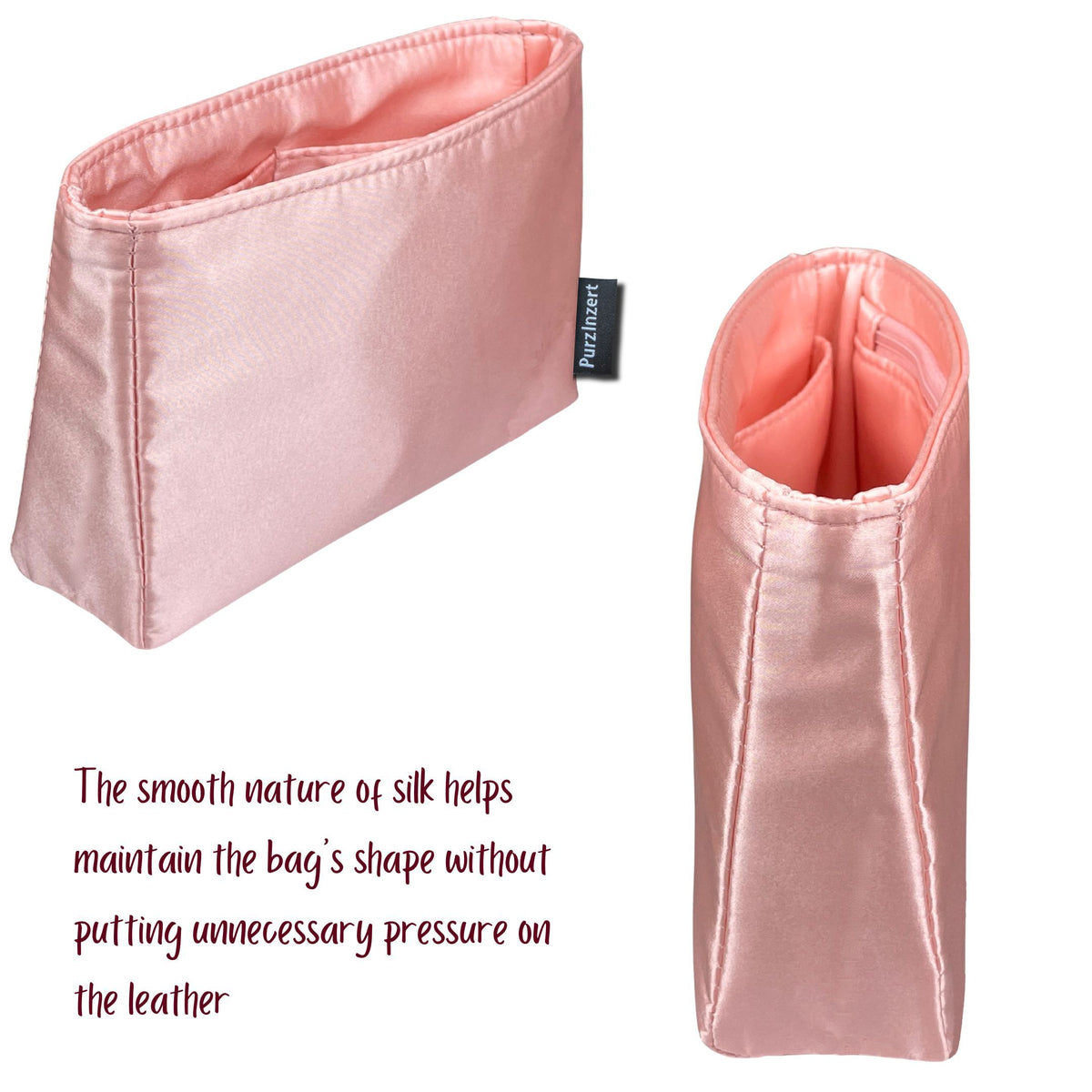 Bag Insert for (Prada, Bonnie extra-large bag) Organizer of Silk Fabric