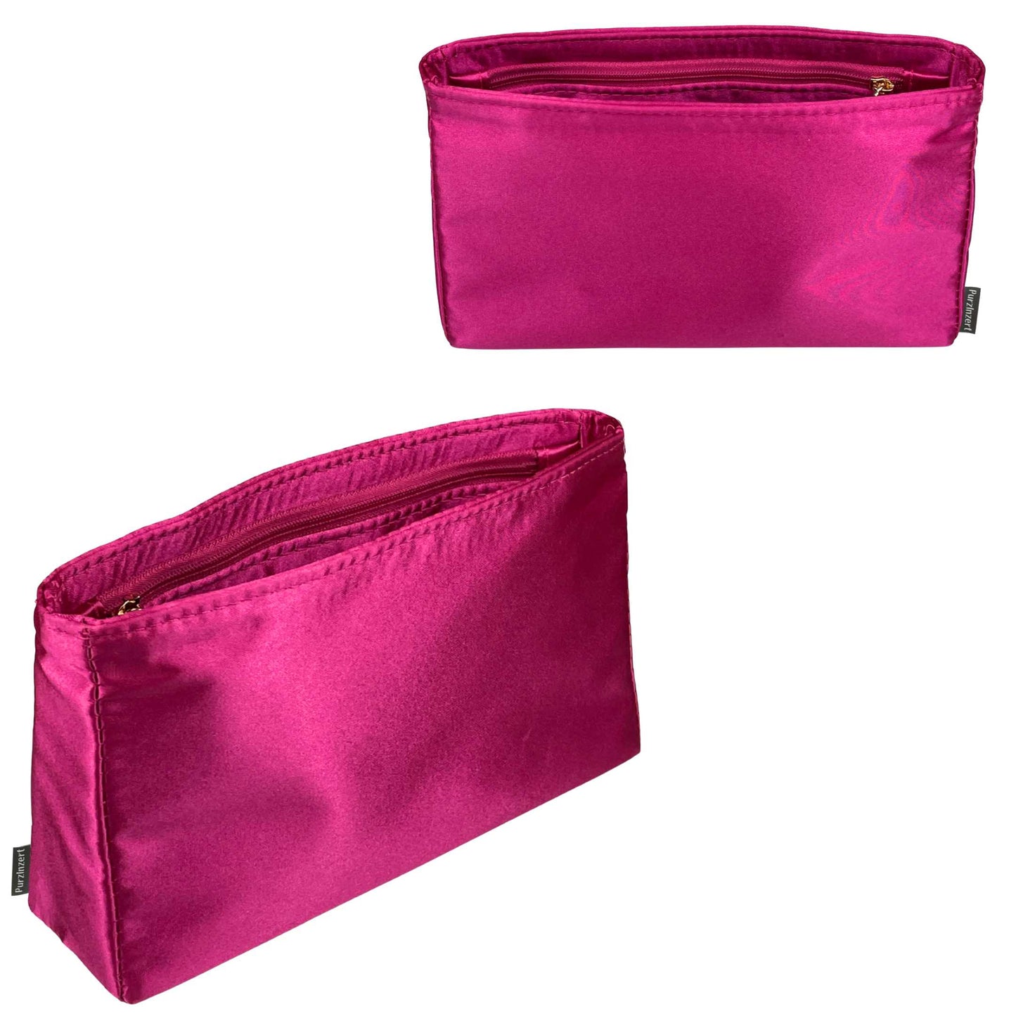 Bag Insert for (Hermes, Herbag Zip Mini 20) Organizer of Silk Fabric