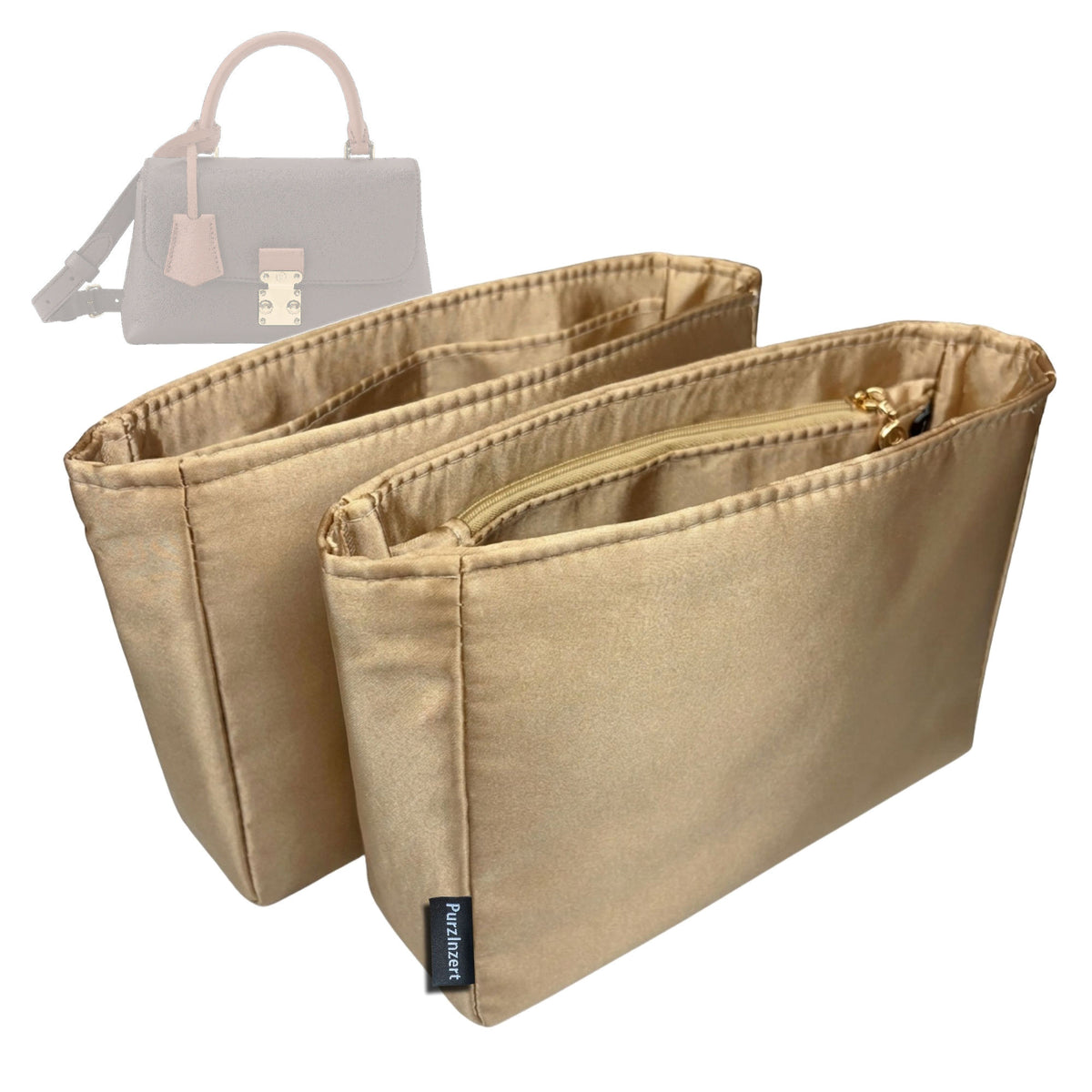 Bag Insert for (LV, Madeleine BB) Organizer Tote Purse Organiser Liner Shaper [Premium Silk Material]