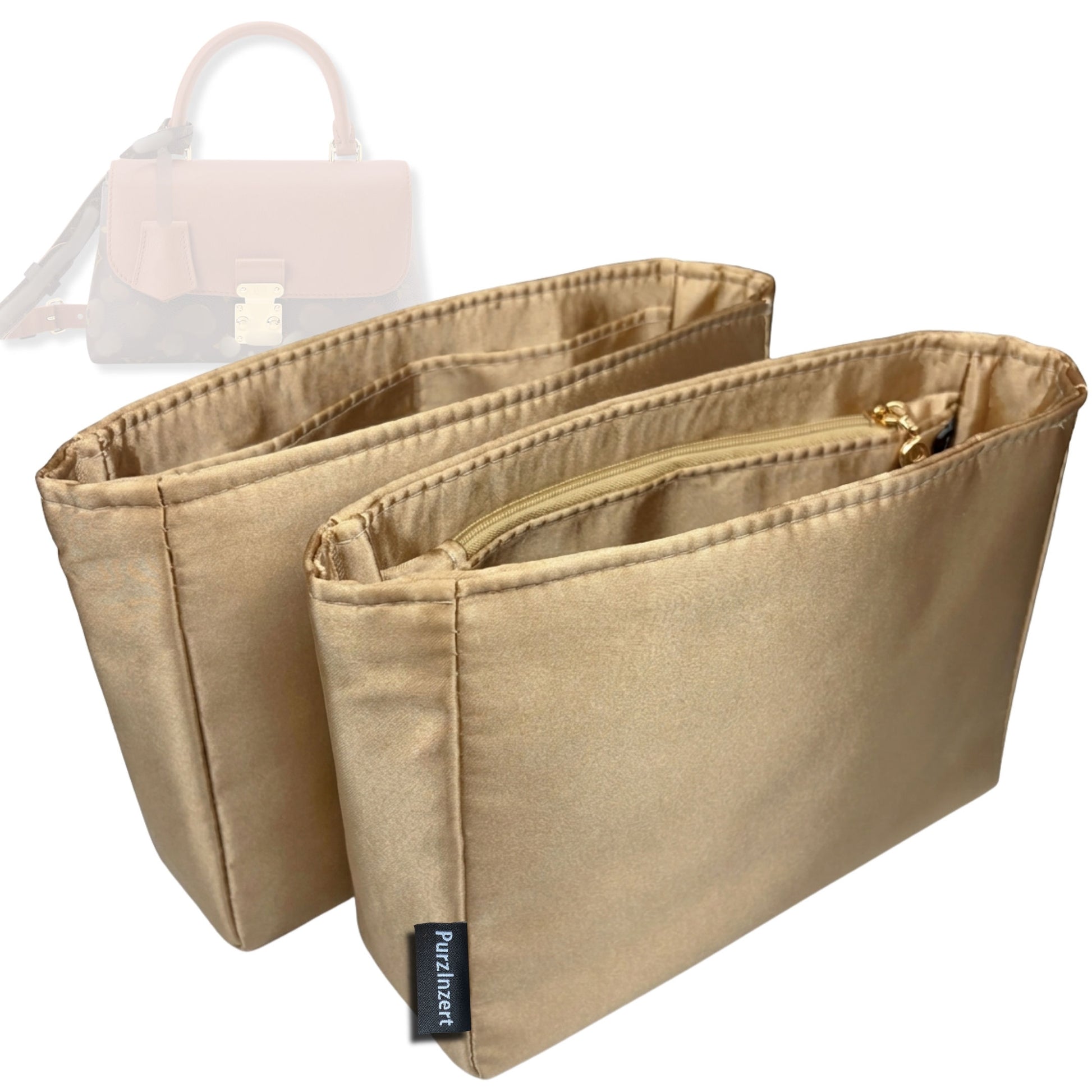 Bag Insert for (LV, Madeleine BB) Organizer Tote Purse Organiser Liner Shaper [Premium Silk Material]