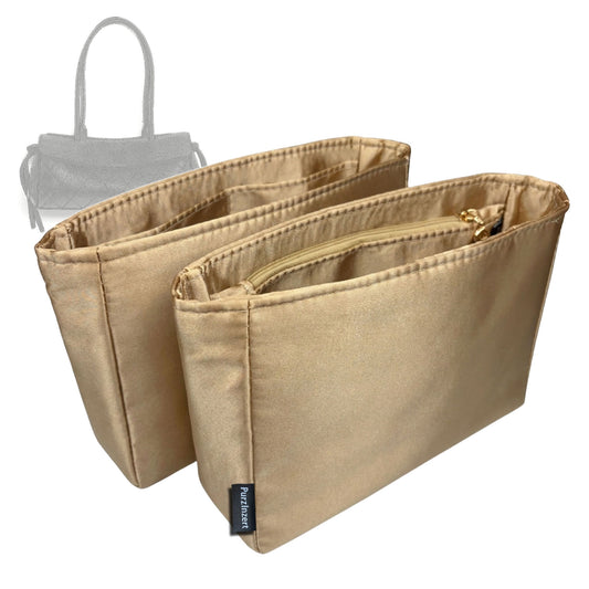 Bag Insert for (Chanel, Small Shopping Bag - Métiers d’art 2026) Organizer Tote Purse Organiser Liner Shaper [Premium Silk Material]