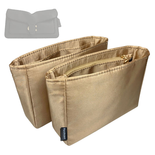 Bag Insert for (Coach, Tabby Shoulder Bag 36) Organizer Tote Purse Organiser Liner Shaper [Premium Silk Material]