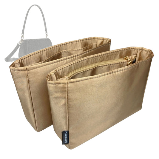 Bag Insert for (LV, Pochette Metis Soft) Organizer Tote Purse Organiser Liner Shaper [Premium Silk Material]