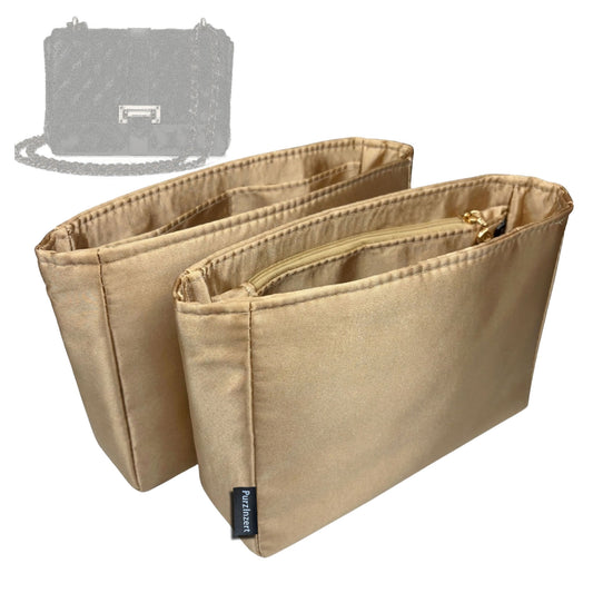 Bag Insert for (Aspinal of London, Medium Lottie) Organizer Tote Purse Organiser Liner Shaper [Premium Silk Material]