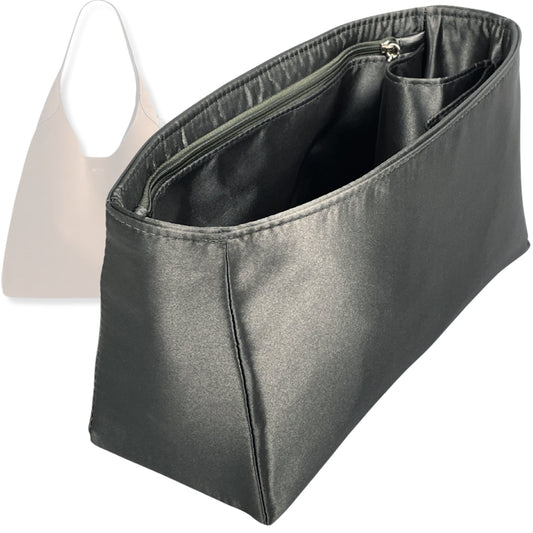Bag Insert for (Coach, BROOKLYN SHOULDER BAG 28) Organizer Tote Purse Organiser Liner Shaper [Premium Silk Material]