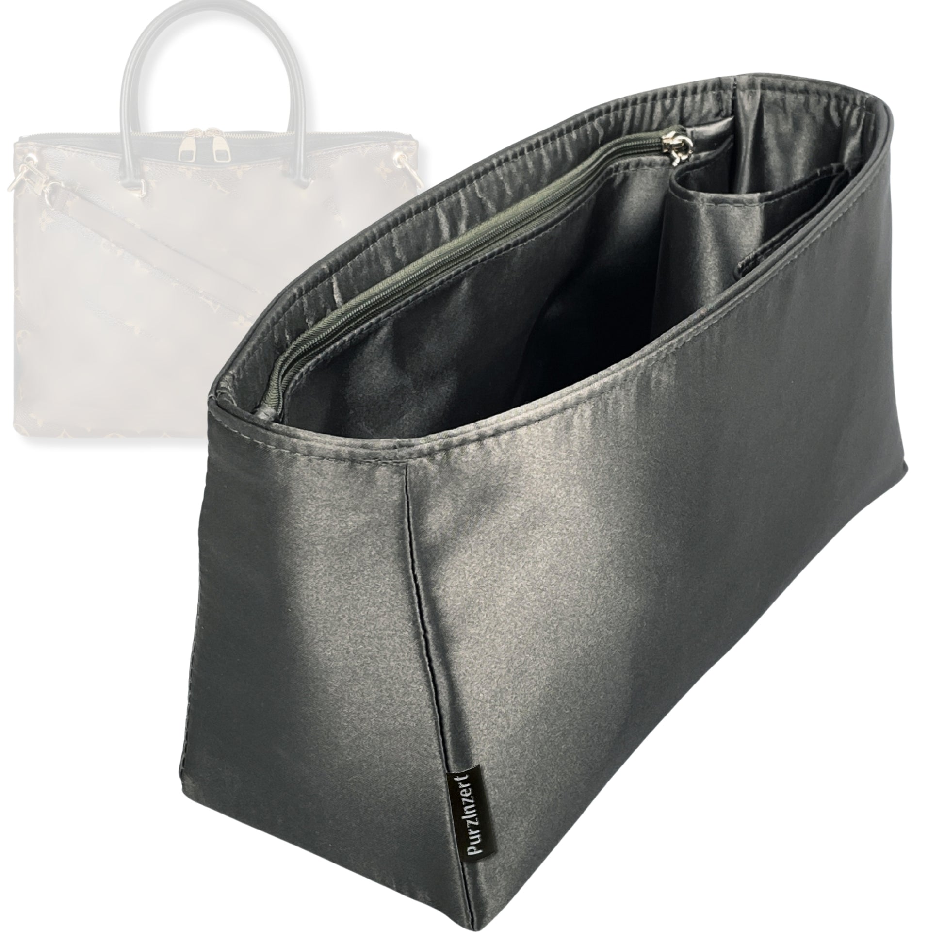 Bag Insert for (Saint Laurent (YSL), KATE Medium) Organizer Tote Purse Organiser Liner Shaper [Premium Silk Material]