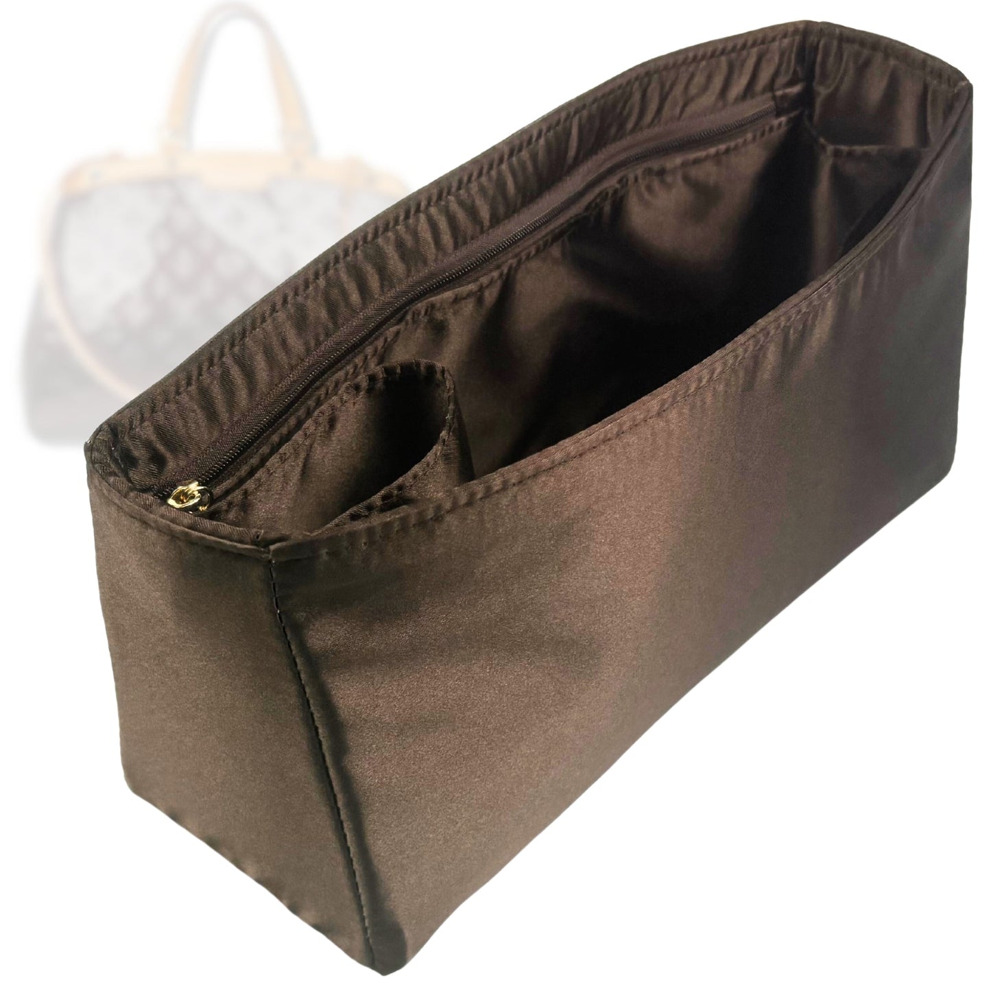 Bag Insert for (LV, Vernis Brea MM) Organizer Tote Purse Organiser Liner Shaper [Premium Silk Material]