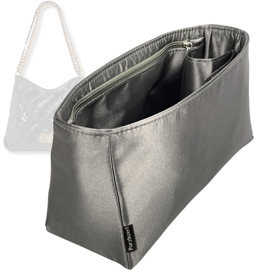 Bag Insert for (Balenciaga, Crush Hobo Bag Medium) Organizer Tote Purse Organiser Liner Shaper [Premium Silk Material]