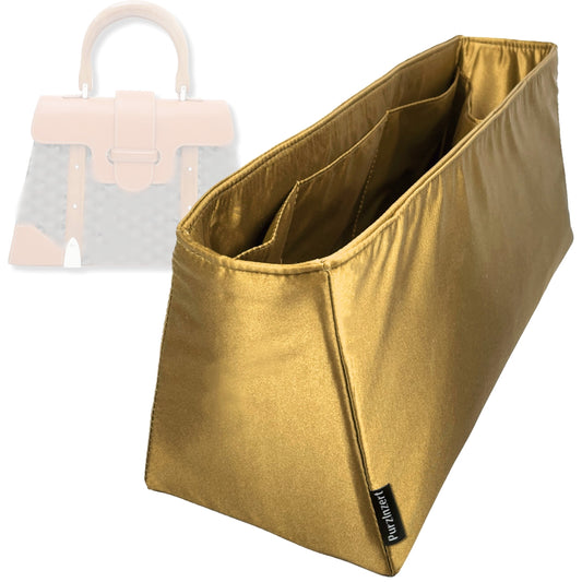 Bag Insert for (Goyard, Saigon PM) Organizer Tote Purse Organiser Liner Shaper [Premium Silk Material]