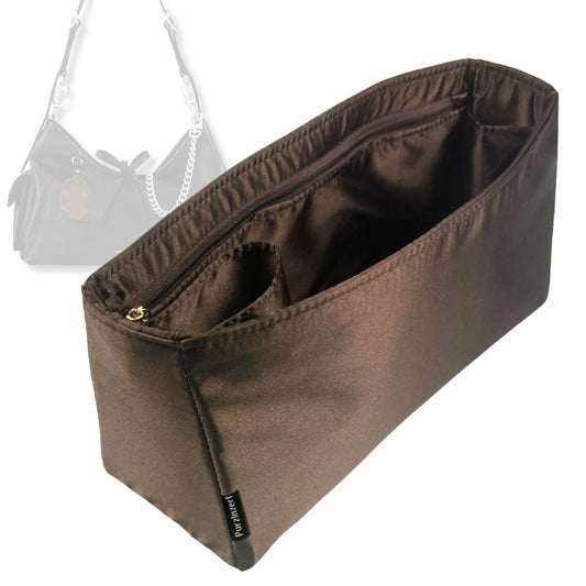 Bag Insert for (LV, CarryAll Cargo PM) Organizer Tote Purse Organiser Liner Shaper [Premium Silk Material]