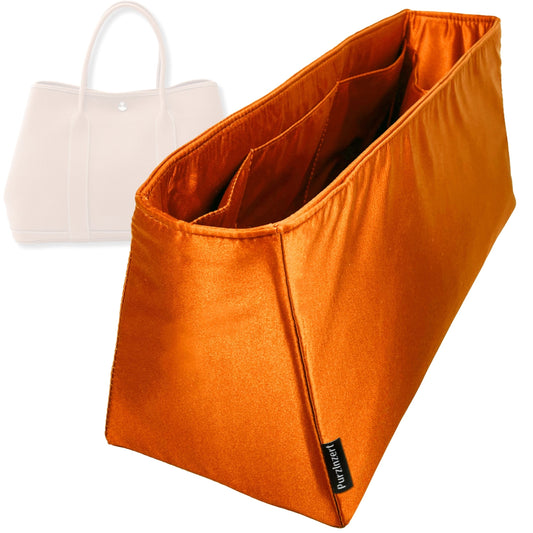 Bag Insert for (Hermes, Garden Party 36) Organizer Tote Purse Organiser Liner Shaper [Premium Silk Material]