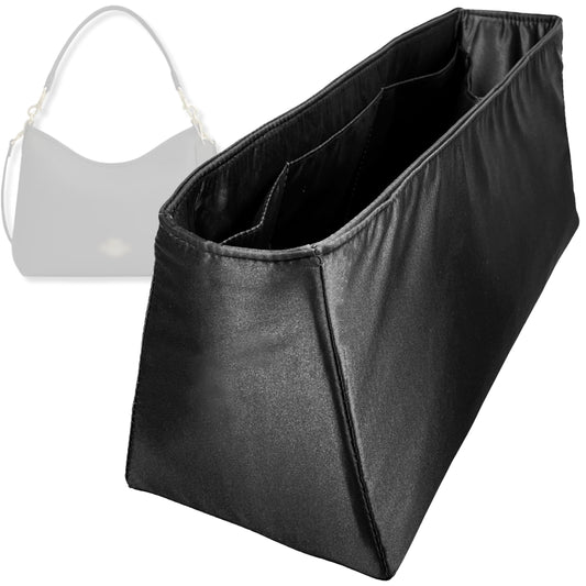 Bag Insert for (Coach, Laurel Shoulder Bag) Organizer Tote Purse Organiser Liner Shaper [Premium Silk Material]