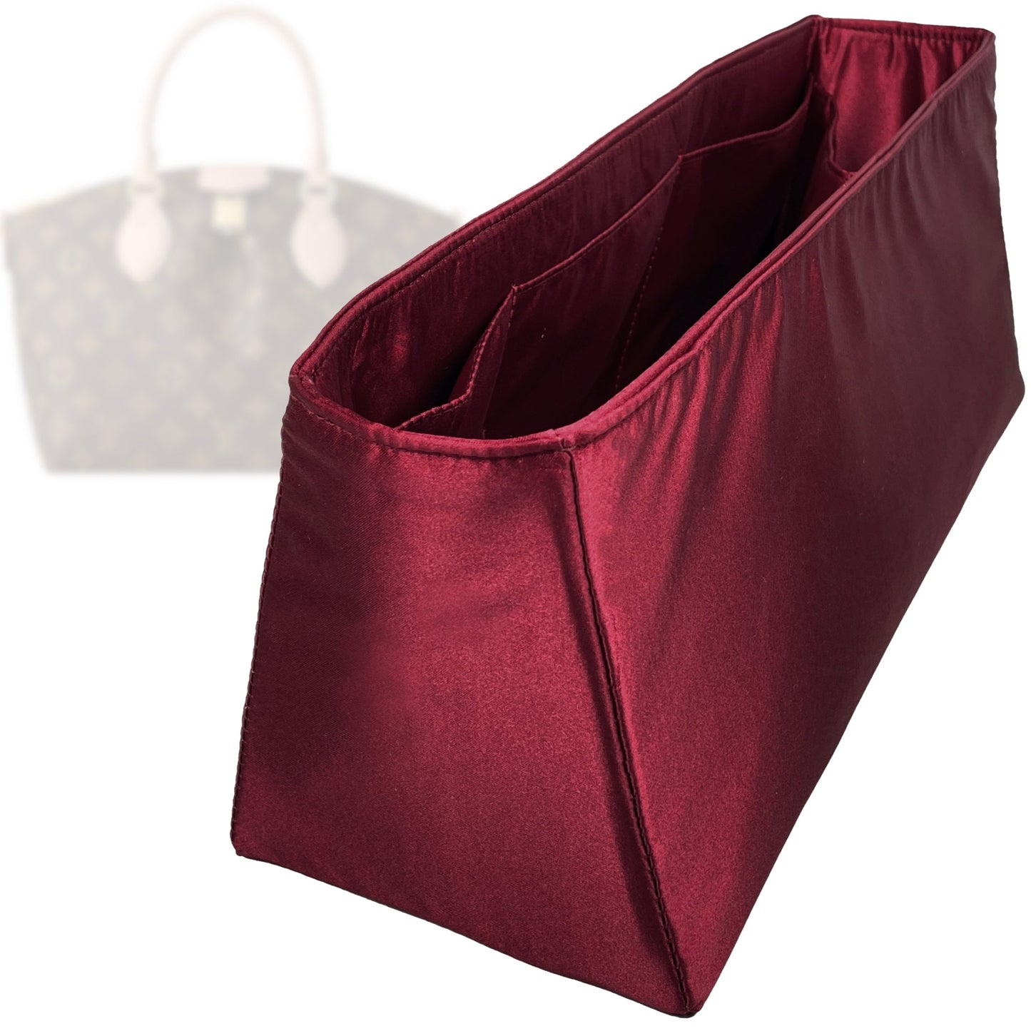 Bag Insert for (LV, Boetie PM) Organizer Tote Purse Organiser Liner Shaper [Premium Silk Material]