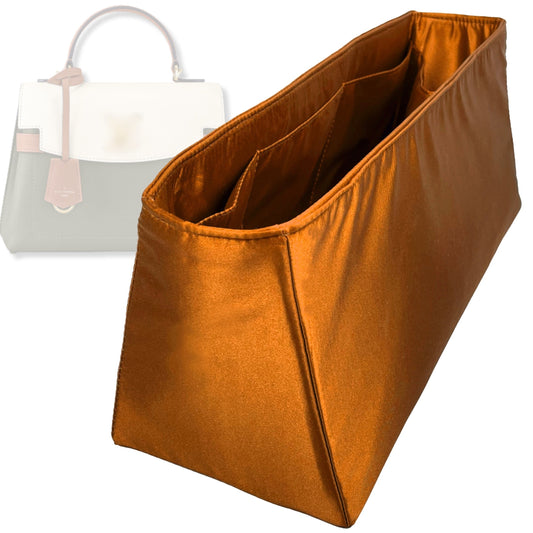 Bag Insert for (LV, Lockme Ever BB) Organizer Tote Purse Organiser Liner Shaper [Premium Silk Material]