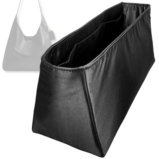 Bag Insert for (Coach, BROOKLYN SHOULDER BAG 34) Organizer Tote Purse Organiser Liner Shaper [Premium Silk Material]