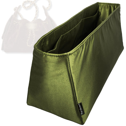Bag Insert for (Chanel, 25 Mini Handbag) Organizer Tote Purse Organiser Liner Shaper [Premium Silk Material]