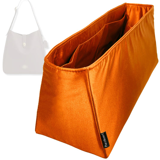Bag Insert for (Coach, Hadley Large Shoulder Bag) Organizer Tote Purse Organiser Liner Shaper [Premium Silk Material]