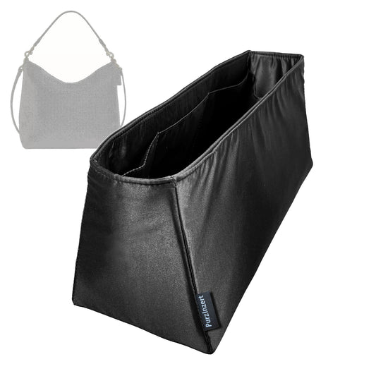 Bag Insert for (Coach, Laurel Large Shoulder Bag) Organizer Tote Purse Organiser Liner Shaper [Premium Silk Material]