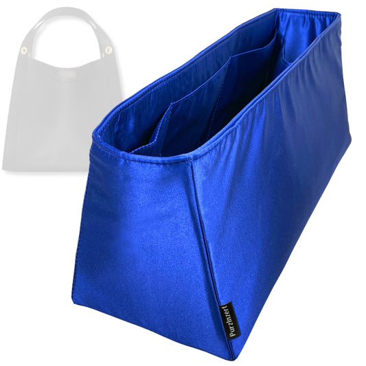 Bag Insert for (Celine, Small CUBE BAG) Organizer Tote Purse Organiser Liner Shaper [Premium Silk Material]