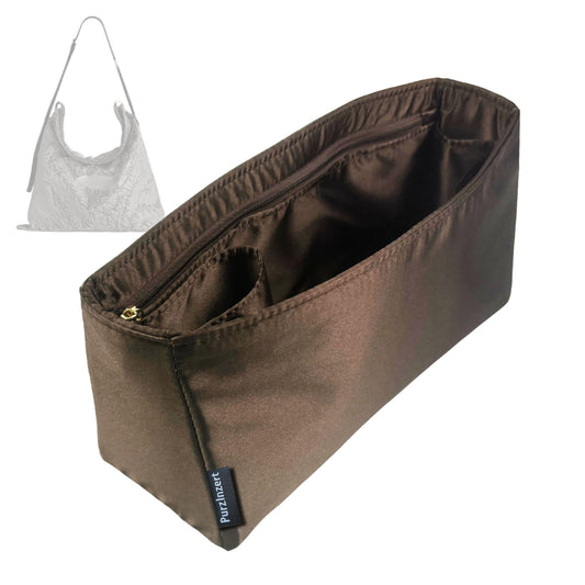 Bag Insert for (Balenciaga, Men's Shopper Dust Bag Crossbody Pouch Large) Organizer Tote Purse Organiser Liner Shaper [Premium Silk Material]