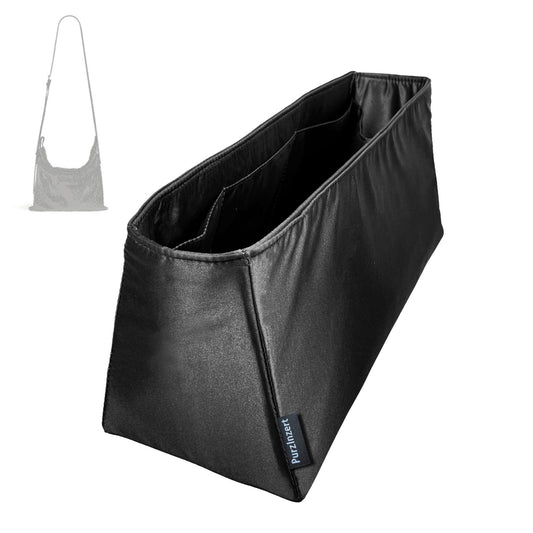 Bag Insert for (Balenciaga, Men's Shopper Dust Bag Crossbody Pouch Medium) Organizer Tote Purse Organiser Liner Shaper [Premium Silk Material]