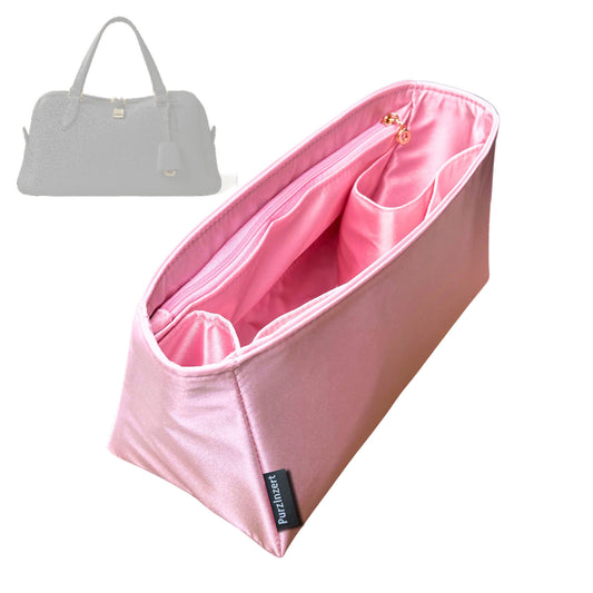 Bag Insert for (Loro Piana, Small Needle bag) Organizer Tote Purse Organiser Liner Shaper [Premium Silk Material]
