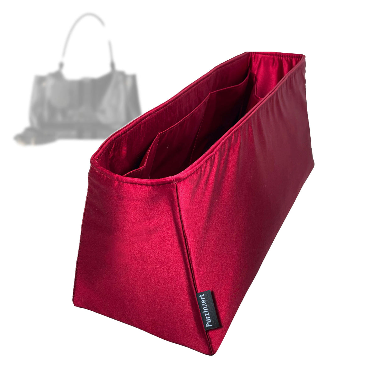 Bag Insert for (Gucci, Paparazzo Medium Top Handle Bag) Organizer Tote Purse Organiser Liner Shaper [Premium Silk Material]