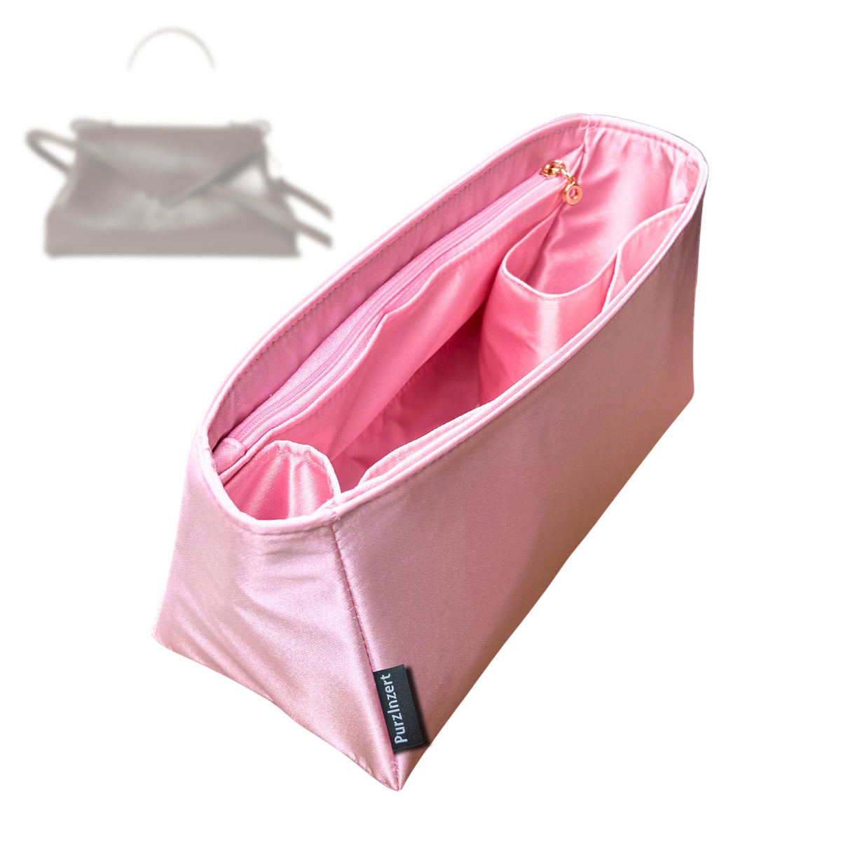 Bag Insert for (Celine, Small Flair) Organizer Tote Purse Organiser Liner Shaper [Premium Silk Material]