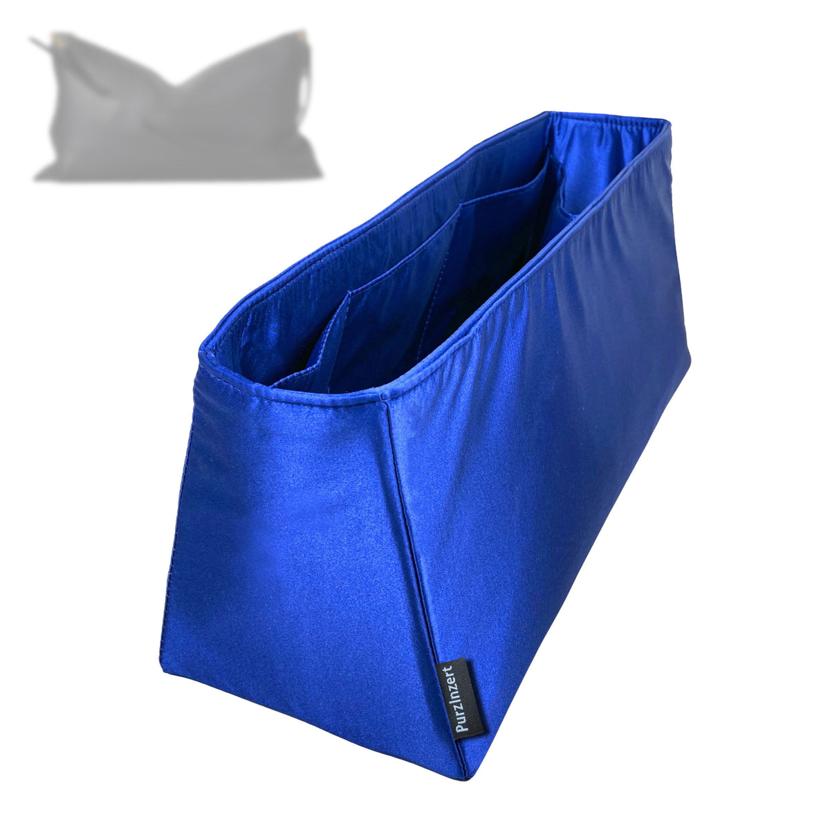 Bag Insert for (Celine, PILLOW BAG IN TOILE TRIOMPHE) Organizer Tote Purse Organiser Liner Shaper [Premium Silk Material]