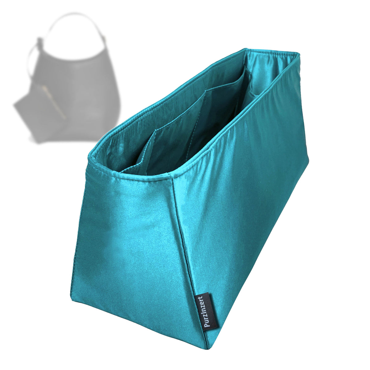 Bag Insert for (Celine, SMALL HOBO) Organizer Tote Purse Organiser Liner Shaper [Premium Silk Material]