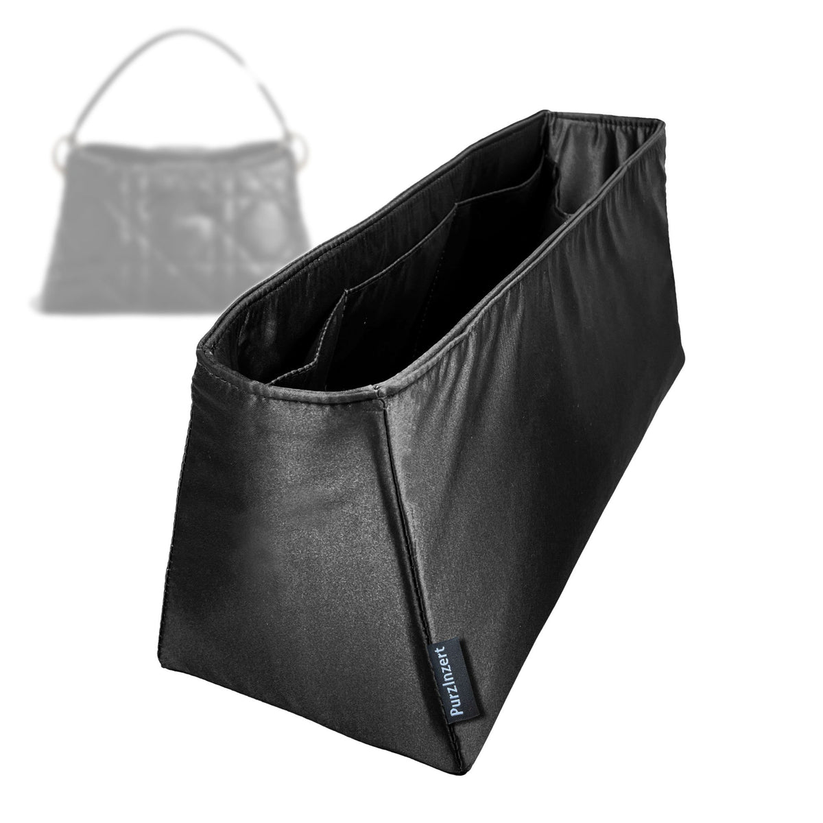 Bag Insert for (Dior, Adiorable Top Handle Mini Bag) Organizer Tote Purse Organiser Liner Shaper [Premium Silk Material]
