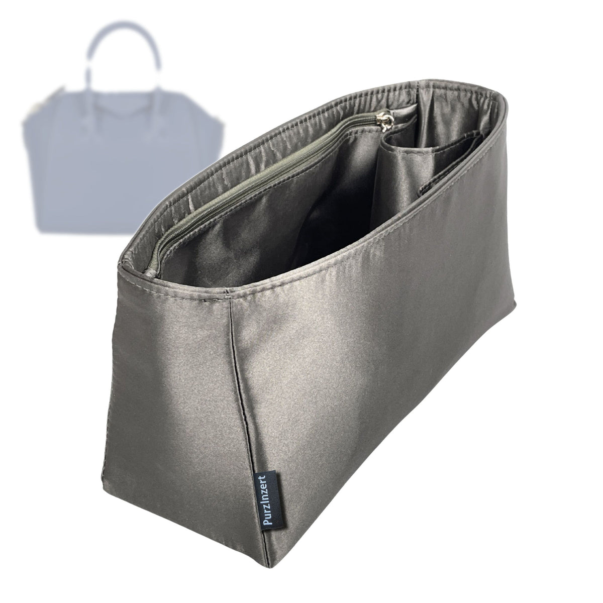 Bag Insert for (Givenchy, Mini Antigona) Organizer Tote Purse Organiser Liner Shaper [Premium Silk Material]