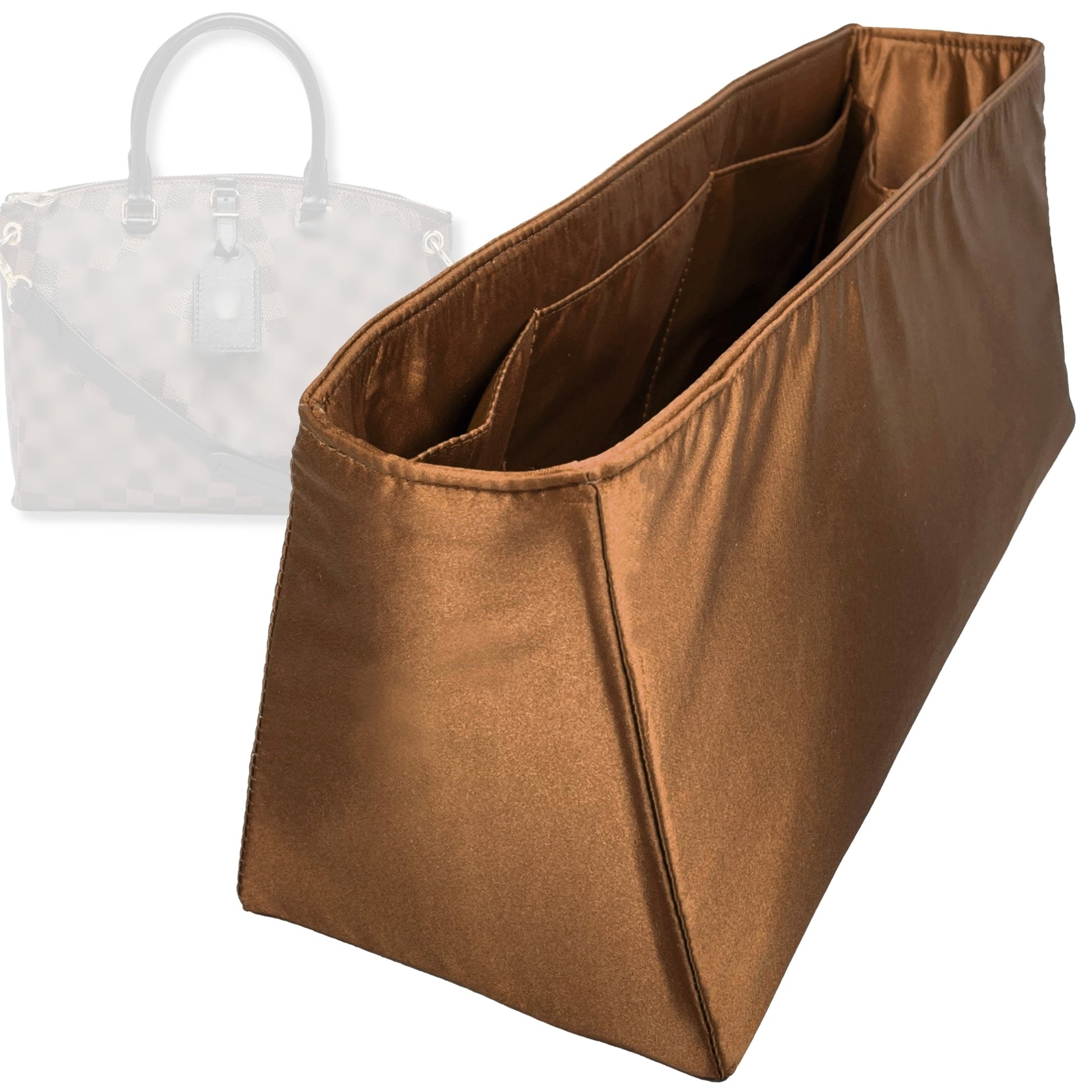 Bag Insert for (LV, Odeon Tote PM (Small)) Organizer Tote Purse Organiser Liner Shaper [Premium Silk Material]