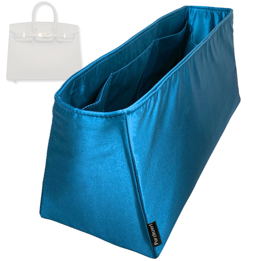 Bag Insert for (Hermes, Birkin 25) Organizer Tote Purse Organiser Liner Shaper [Premium Silk Material]