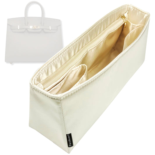 Bag Insert for (Hermes, Birkin 35) Organizer Tote Purse Organiser Liner Shaper [Premium Silk Material]