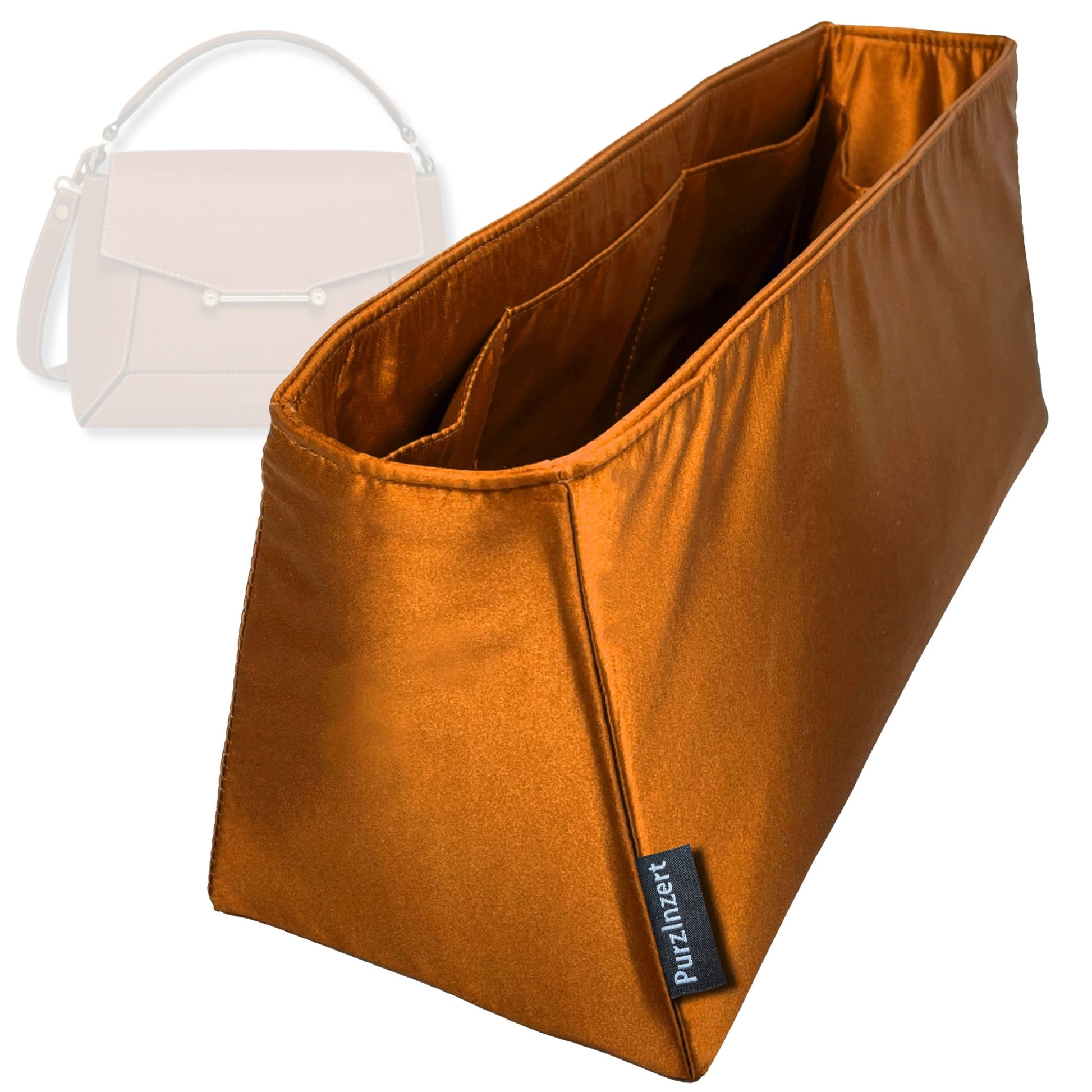 Bag Insert for (Strathberry, Mosaic Bag) Organizer Tote Purse Organiser Liner Shaper [Premium Silk Material]