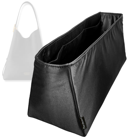 Bag Insert for (LV, Low Key Hobo MM (Medium)) Organizer Tote Purse Organiser Liner Shaper [Premium Silk Material]