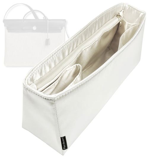 Bag Insert for (Hermes, Herbag Messenger 39) Organizer Tote Purse Organiser Liner Shaper [Premium Silk Material]