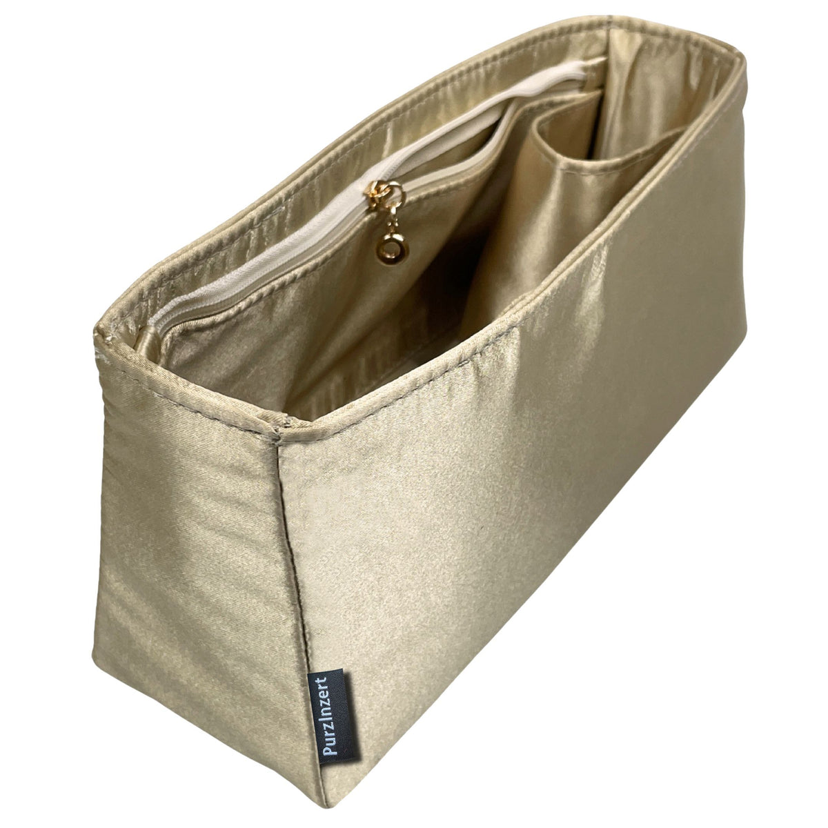 Bag Insert for (Fendi, Way Medium) Organizer of Silk Fabric